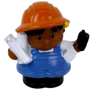 Fisher-Price Little People Construction Architect figure 2002 Mattel